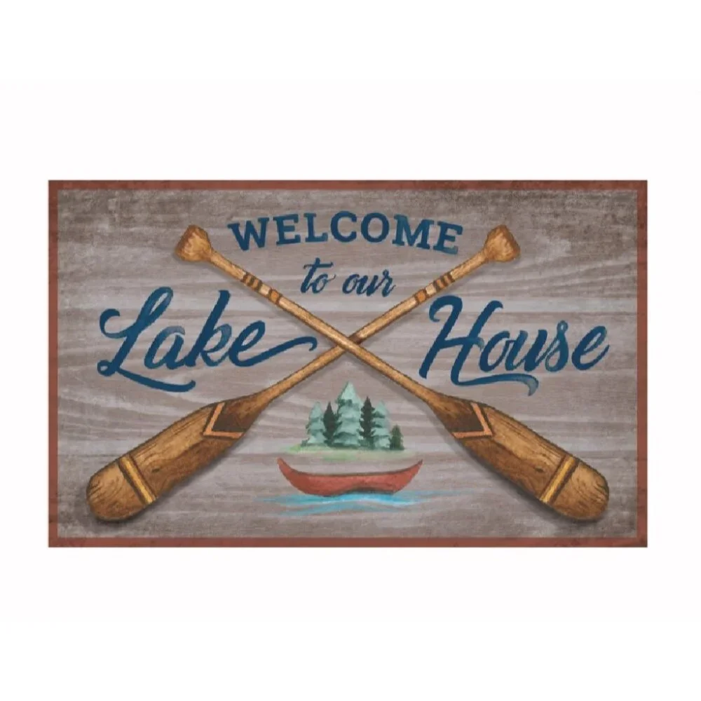 Welcome to Our Lake House Floormat - NEW Fast Ship